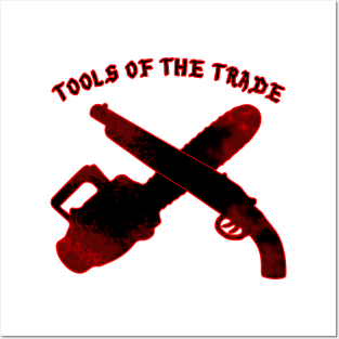 Tools of the Trade Shotgun Chainsaw Doom Gaming FPS Posters and Art